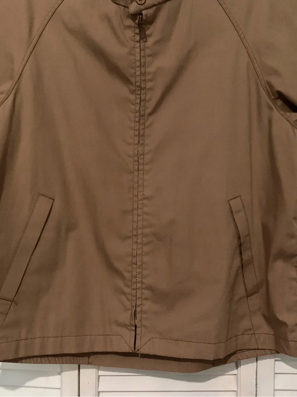 London Fog by Reeves Maincoats Trench Style Khaki Jacket